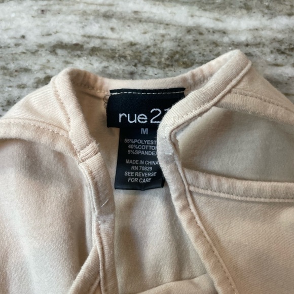 Cream High Neck Tank Top - Picture 2 of 2